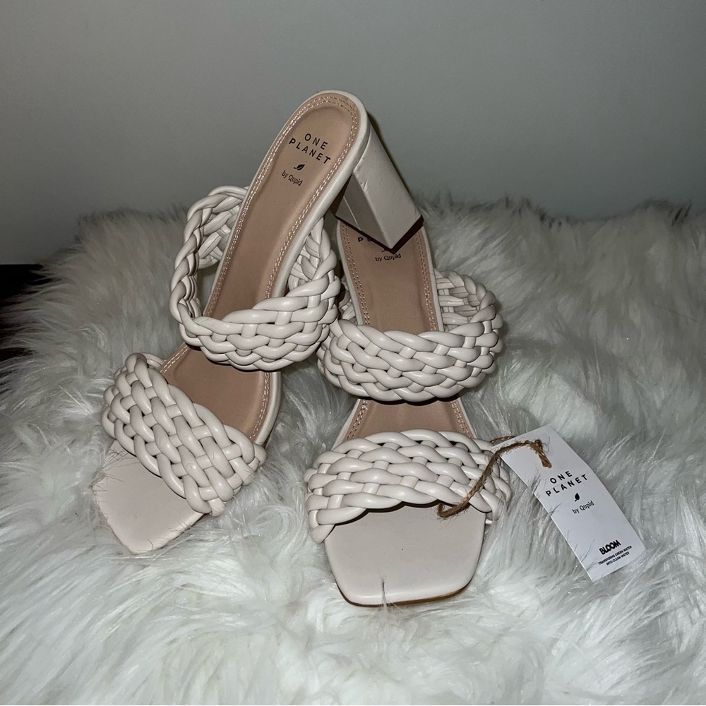 Braided Block Heel